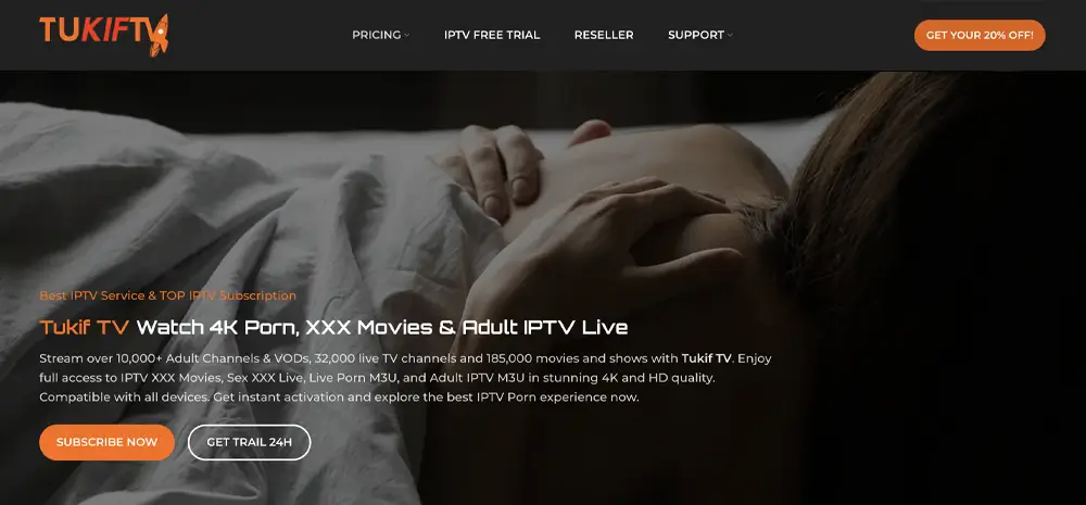 Tukif Porn IPTV يوفر افضل مشغل IPTV وأفضل اشتراك IPTV لمتابعة افلام كبار 18، سكس كبار، وتحميل IPTV للتلفزيون والكمبيوتر بسهولة