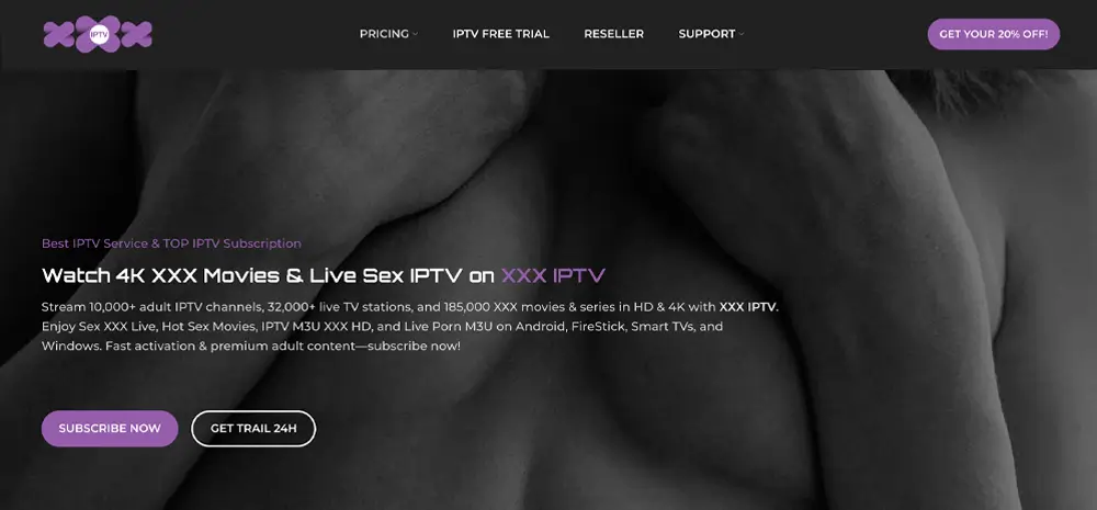 XXX IPTV يقدم افضل اشتراك IPTV لمشاهدة افلام للكبار، افلام كبار 18، وسكس كبار بجودة 4K عبر روابط IPTV محدثة ومتجر IPTV متكامل